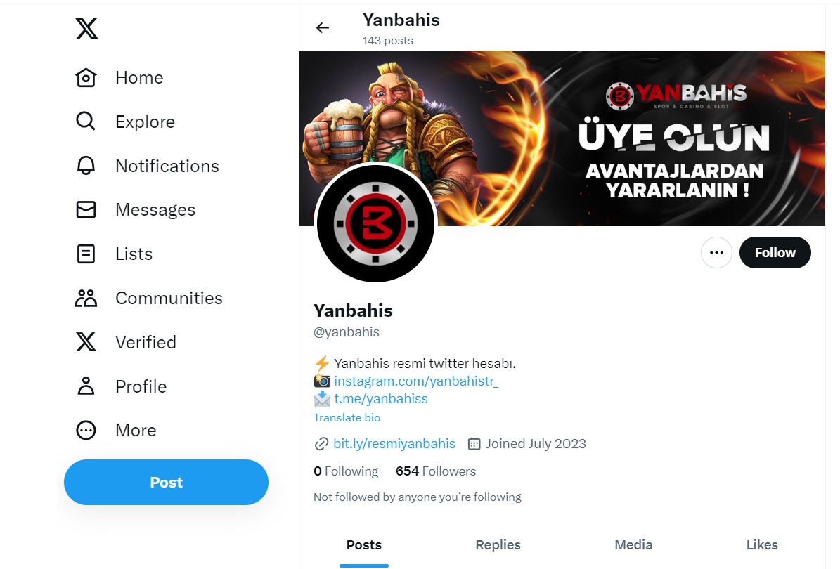 Yanbahis Twitter