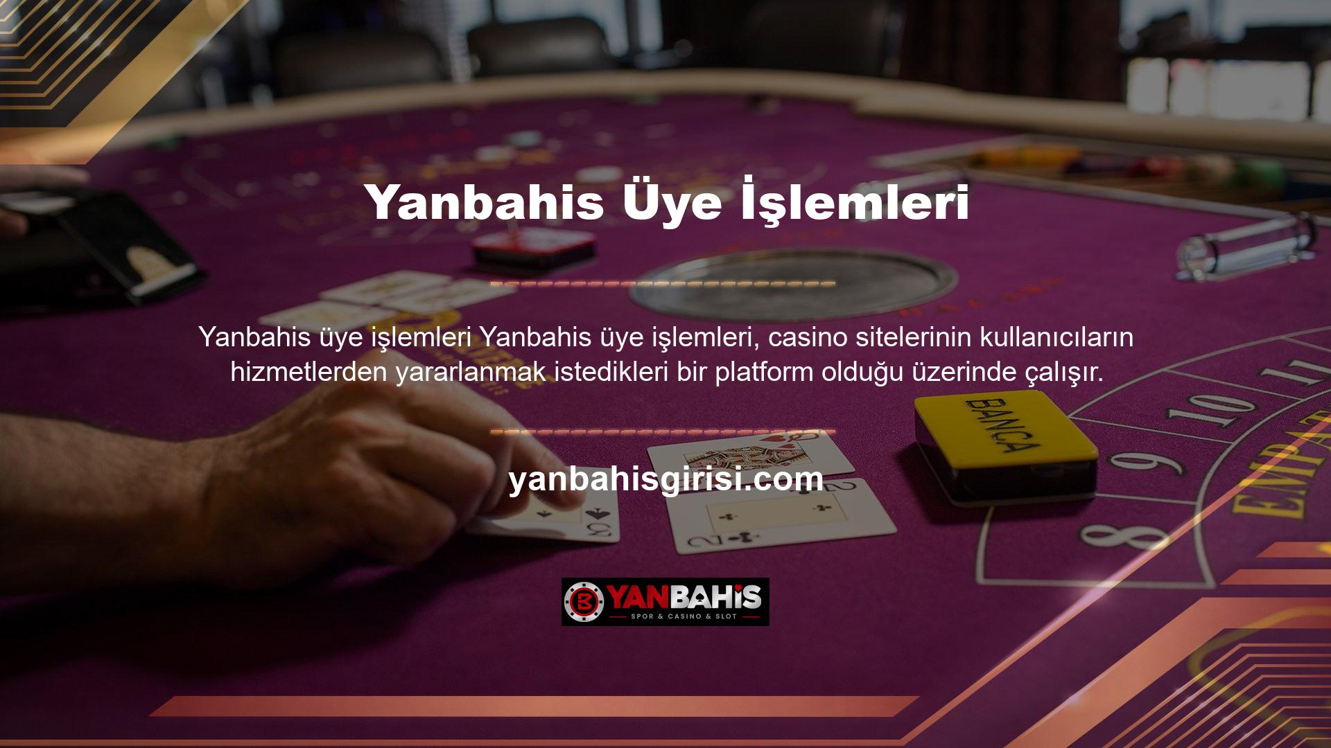 Bu sitelerin birçok farklı oyun ve alternatif bahisler aracılığıyla seçkin bahisçiler için eğlenceli zamanları olduğu bilinse de, diğer kullanıcılar gibi istediğiniz hizmetlere erişebilirsiniz